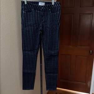 NWOT PAIGE Verdugo Ultra Skinny Velvet Striped Jeans Women’s Size 28